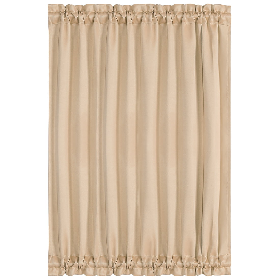 Unique Bargains Soild Window French Door Curtain Panel Khaki 54" x 72