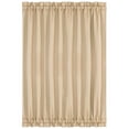 thumbnail image 2 of PiccoCasa French Door Curtains Rod Pocket Blackout Curtain Panel Khaki 1 W54" x L72", 2 of 7