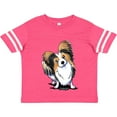 thumbnail image 3 of Inktastic Tricolor Papillon Boys or Girls Toddler T-Shirt, 3 of 5