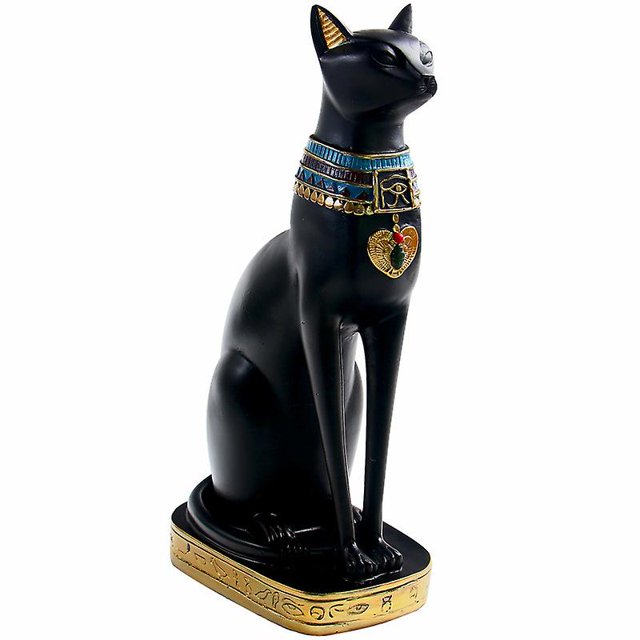CHAO Joyería De Gato Egipcio, Decoración De Estatua De Resina Exótica De Resina De Diosa Egipcia Antigua, Adecuada para El Hogar, Oficina, Restaurante, Hotel, Coche, Fiesta