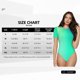 thumbnail image 5 of Fotbe blue green colors Body de Mujer con Cuello Redondo y Mangas Cortas, Sin Mangas Ajustado, Suave, Cómodo y Básico-X-Large, 5 of 7