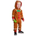 thumbnail image 5 of Disfraz de pan de jengibre para niño, disfraz de Halloween, mono de galleta de Navidad para niño, disfraz de pan de jengibre para niña, 5 of 5