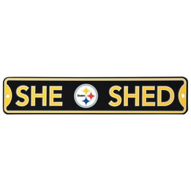 Pittsburgh Steelers 16'' Mini Steel Street Sign