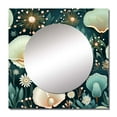 thumbnail image 2 of Designart "Shelled Coastal Wonders II" Coastal Blue Large Square Mirror - Square Bedroom Mirror Printed Wall Decor - Coastal Square Printed Wall Mirror Art, 2 of 5