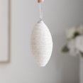 thumbnail image 4 of Fiudx Ofertas relámpago del día Accesorios para árbol de Navidad Decoración Colgante largo con purpurina Gong largo blanco Gong largo plateado Colgante de cebollas Escena de actividad Accesorios de f, 4 of 6