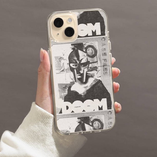 MF DOOM-funda de teléfono para iPhone 11, 12 Mini, 13, 14 Pro, XS Max, X, 8, 7, 6s Plus, 5, SE, XR, carcasa transparente Fivean unisex