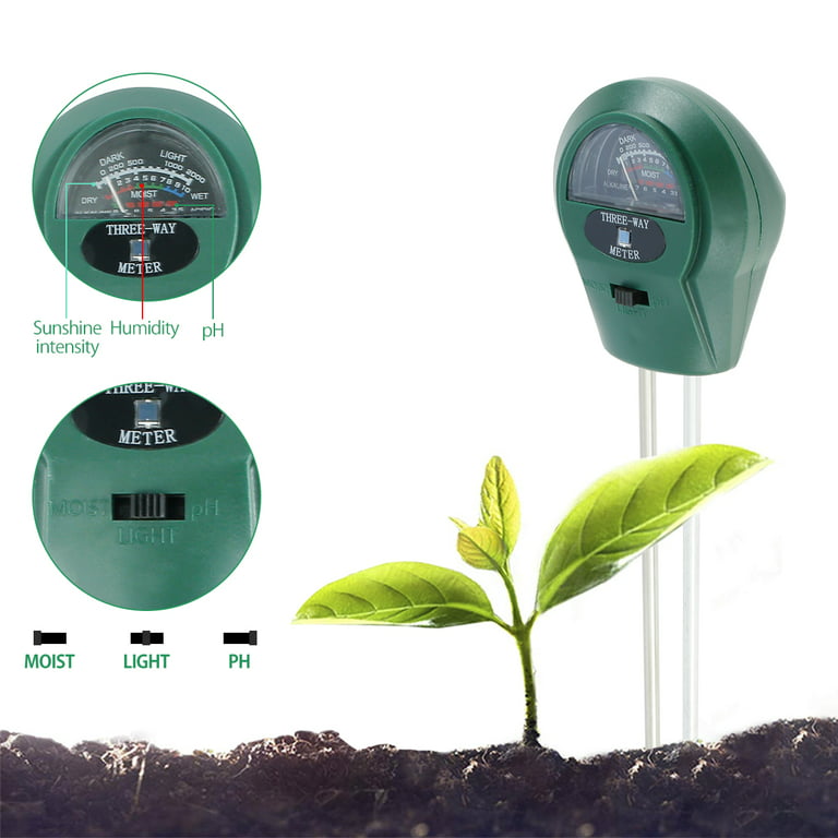 Shop 3 In 1 Soil Moisture Meter Hygrometer Humidity with great discounts  and prices online - Nov 2023