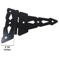 thumbnail image 4 of Wood Gate T-Hinges - Wood Fence Hinge Gate Kit, 8" T-Gate Hinges - Wood Gate Hardware Strap Hinges (1 PACK), 4 of 7