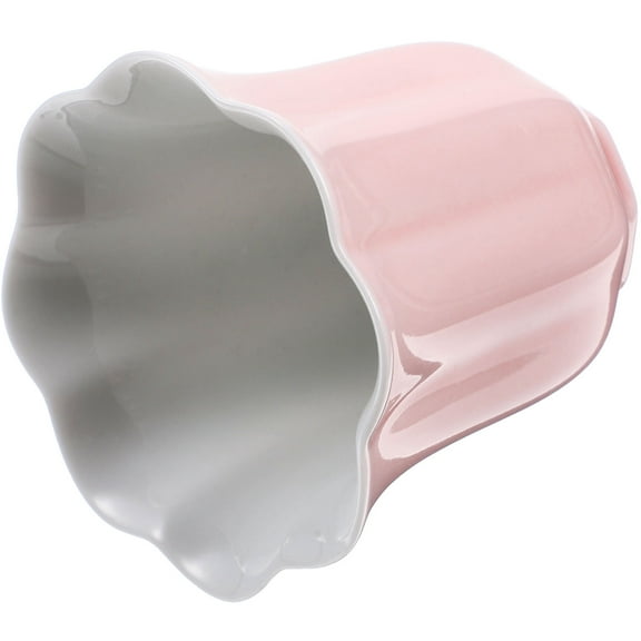 Pretyzoom Pink Ceramic Tea Mug Strong Material Suitable for Black Oolong Green Tea