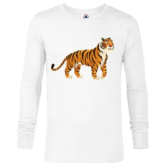 Disney Aladdin Live Action Rajah Tiger T-Shirt - Long Sleeve T-Shirt for Men - Customized-White