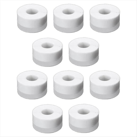 10 Piezas de Burletes para Puerta Convictionm, Burletes para Puerta de 5 M/16,4 Pies, Cinta de Sellado Adhesiva para Puertas con Corrientes de Aire