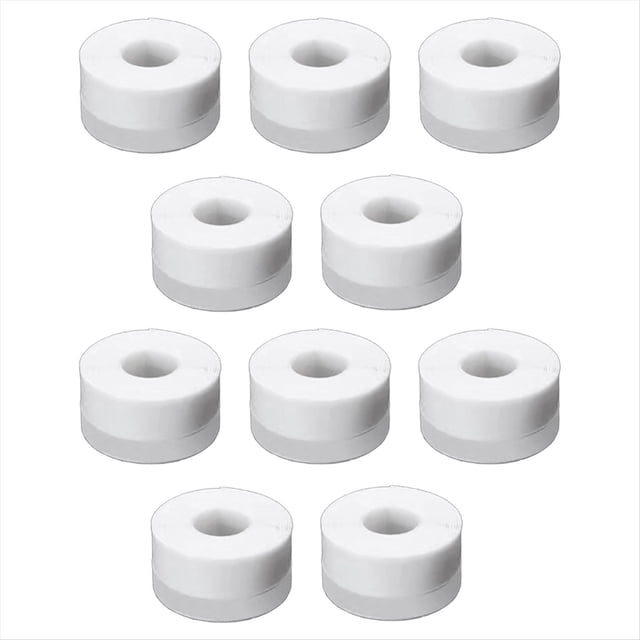 10 Piezas de Burletes para Puerta Convictionm, Burletes para Puerta de 5 M/16,4 Pies, Cinta de Sellado Adhesiva para Puertas con Corrientes de Aire