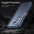 thumbnail image 3 of JETech Case for Samsung Galaxy Z Fold 5 2023 with Hinge Protection, Heavy Duty Rugged Protective Hard PC Phone Cover, Anti-Fingerprint Matte Finish (Blue), 3 of 6