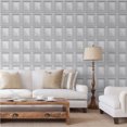 thumbnail image 4 of World of Wallpaper - Papel Tapiz Texturizado Diseño Mármol de Efecto Madera (Gris Claro), 4 of 5