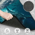 thumbnail image 3 of Naloa Airplane Shark Car Foot Mat Set of 4 Pieces - Universal Floor Liner Neoprene Full Set Floor Mats for Cars Trucks SUV, 3 of 7