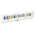 thumbnail image 2 of Birthday Party Here Banner, Large Birthday Party Directional Yard Sign, Outdoor Birthday Party Decorations(9.8x1.6feet), 2 of 3