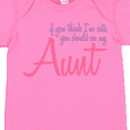 thumbnail image 4 of Inktastic Cute Aunt Boys or Girls Baby Bodysuit, 4 of 5