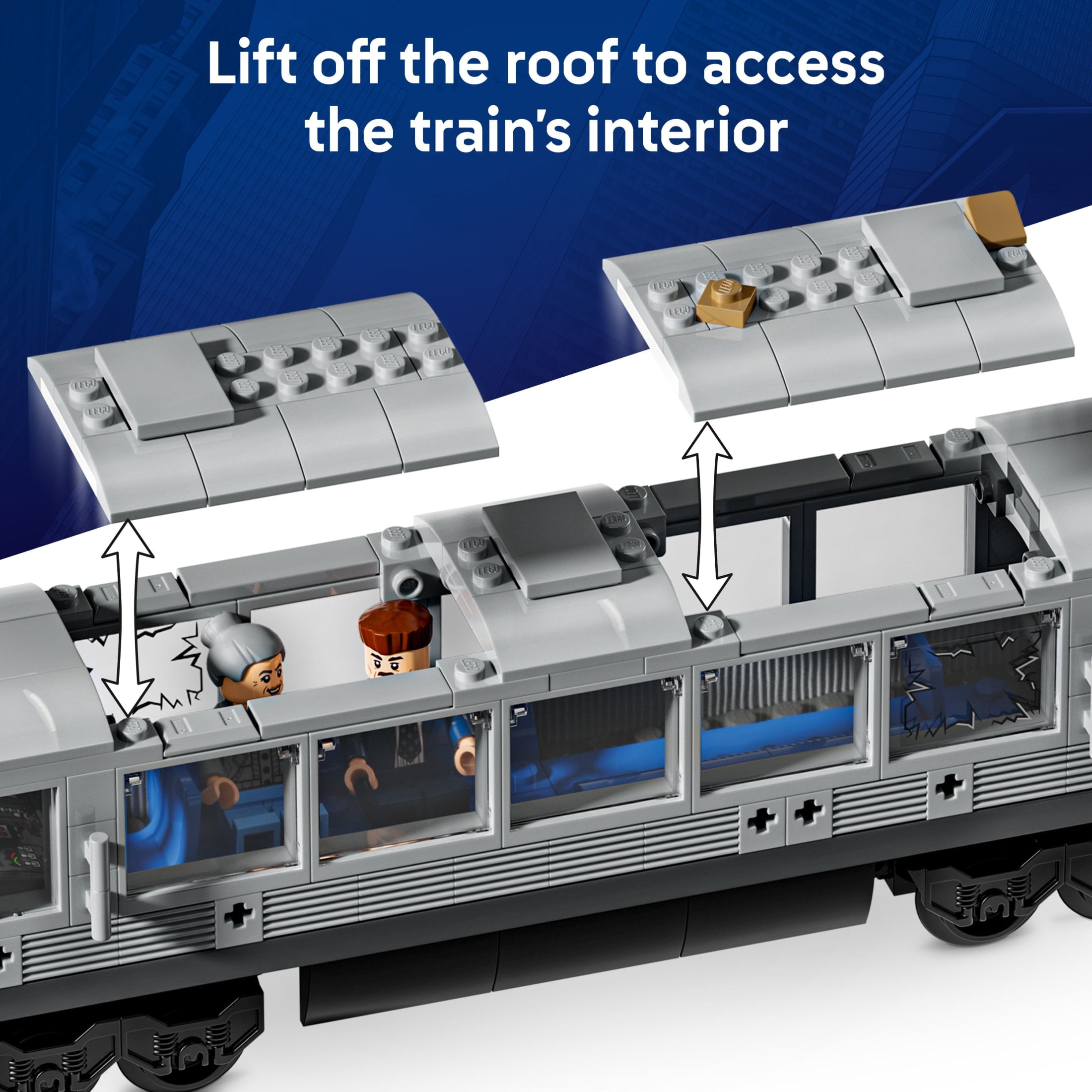 LEGO Marvel Spider-Man vs. Doc Ock Subway Train Scene - Action Figures Kids Toy - Spider-Man Building Toy for Boys & Girls, Ages 9+ - Marvel Collectible with 4 Minifigures - Gift for Birthdays -76321