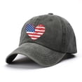 thumbnail image 3 of kaondbfi 4th of July Summer Patriotic Accessories Caps 250th Anniversary Usa Hat for Women Casual Independence Day Graphic Print Cowboy Hat Baseball Cap, 3 of 3