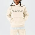 thumbnail image 4 of Mercatoo Teen Girls Oversized Sweatshirts Letter Graphic 𝐏reppy Cute hoodies Aesthetic Lightweight Crewneck Casual 𝐘2k Clothes, 4 of 7