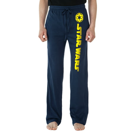 Star Wars Men's Sweatpants Imperial Logo Lounge Pajama Pants Navy Blue ...