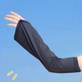 thumbnail image 2 of Yuanlong Womens Fingerless Gloves Sun Blocking Gloves Mittens Solid Color Outdoor Activities Handwear, 2 of 4