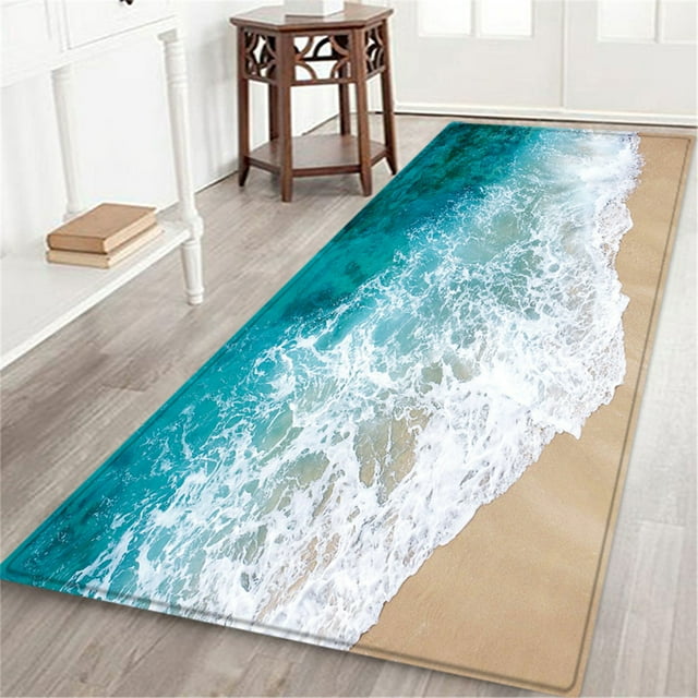 EGNMCR Outdoor Rug Bathroom Rugs Foot Cushions 60X180 CM Carpet Hallway Doormat - Slip Carpet Absorb Water Kitchen Mat floor rug