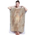 thumbnail image 5 of Hooded Beach Towel Adult Bath Poncho Towels Soft Absorbent Quick Dry for Surf Swim Pool Men Women Teens Abstract Rose Beige Geometric, 5 of 7