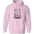 thumbnail image 2 of Inktastic Pitbull Sketch Portrait with Dog Breed Name Adult Hoodie Sweatshirt, 2 of 4
