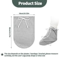 thumbnail image 2 of Trianu 1 Pcs Cast Sock Cover for Foot, Adjustable Cast Cover for Foot, Leg Cast Cover, Foot Cast Cover for Men and Women, Grey, 2 of 6