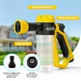 thumbnail image 5 of Car Wash Foam Gun for Garden Hose, Foam Cannon Car Wash Kit with Microfiber Wash Mitt, High Pressure Nozzle & 3 Spray Modes, Hose Foam Blaster for Cars, Trucks, RV, Motorcycle Cleaning, 5 of 7