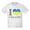 Ash Gray, variant on CafePress - I Love Ukraine Native Ukrainian Flag T Shirt - Light T-Shirt Kids XS-XL