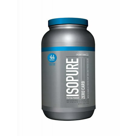 Isopure Zero Carb Protein Powder, Vanilla, 50g Protein, 3 (Nature's Best Isopure Low Carb Dutch Chocolate)
