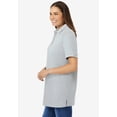 thumbnail image 3 of Woman Within Plus Size Perfect Short-Sleeve Polo Shirt, 3 of 6