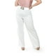thumbnail image 4 of Pantalon tipo palazzo con cinto Roman Fashion /Tallas Extras, 6094 (Blanco) blanco 42, 4 of 7