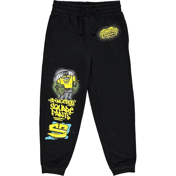 SpongeBob SquarePants Boys Jogger Sweatpants - Sizes 4-20