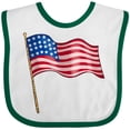 thumbnail image 3 of Inktastic American Flag Design Boys or Girls Baby Bib, 3 of 4