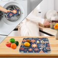 thumbnail image 3 of Yayeee Dish Drying Mat for Kitchen Counter 18" x 24" Microfiber Super Absorbent Coffee Decorative Pad, Christmas Splendor, 3 of 9