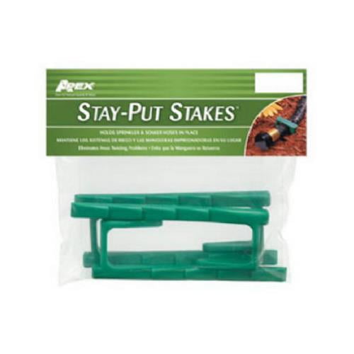 TeknorApex SS105 Stay Put Garden Hose Stakes, 4Ct.