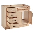 thumbnail image 6 of Ariel Hepburn 42 Inch Single Sink Base Cabinet In Oak, 6 of 10
