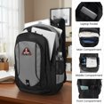 thumbnail image 2 of New York Xpress 25L Lightweight Travel Backpack Water-Resistant Casual Daypack for School, Travel, and Outdoor Activities,Gray,8160, 2 of 7
