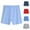 Blue, variant on Sakmal Boxers Panties for Women Boyshorts Plus Size Cotton Seamless Panties Blue No Show Underwear for Women L