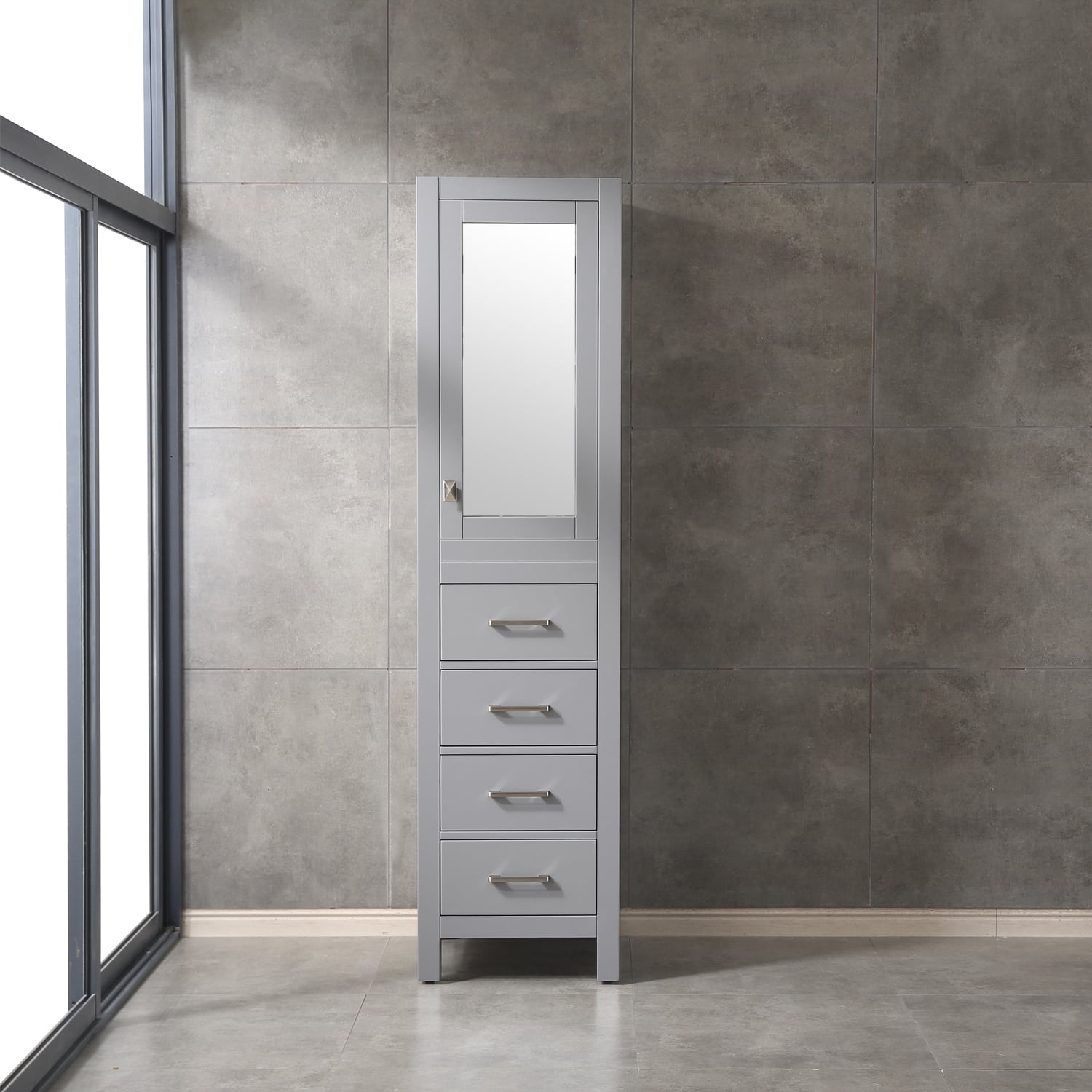 Eviva Aberdeen 18 Freestanding Side Cabinet in Grey