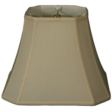 Royal Designs 16" Square Cut Corner Bell Lamp Shade Beige