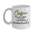 thumbnail image 1 of Unrealistic Expectations Of Productivity Sarcastic Coffee & Tea Gift Mug and Funny Office Gifts for Men & Women, 1 of 4