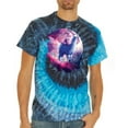 thumbnail image 2 of Wild Bobby, Galactic Space Cat Riding a Llama, Animal Lover, Tie-Dye Tees, Evening Sky, Small, 2 of 3
