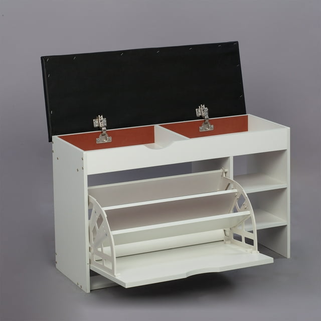 SOCE012 - Banc de Rangement pour Chaussures d'Artisan avec Long Siège de Banc