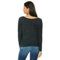 thumbnail image 3 of Bella + Canvas Ladies' Flowy Long-Sleeve Off Shoulder T-Shirt - 8850, 3 of 4