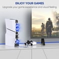 thumbnail image 5 of Prociv RGB Cooling Fan for PS5 Slim,Cooler Fan for Gaming Console,Cooling System for Playstation 5 Slim,Horizontal Cooling Accessories,with 3 High-Speed Cooling Fans (White), 5 of 10