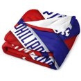 thumbnail image 3 of Custom Blanket for Bed Fans Gift Soccer City Winter Summer Fleece Throw Blankets Personalized Name & Number, 40"x50", 50"x60", 70"x80", 3 of 5
